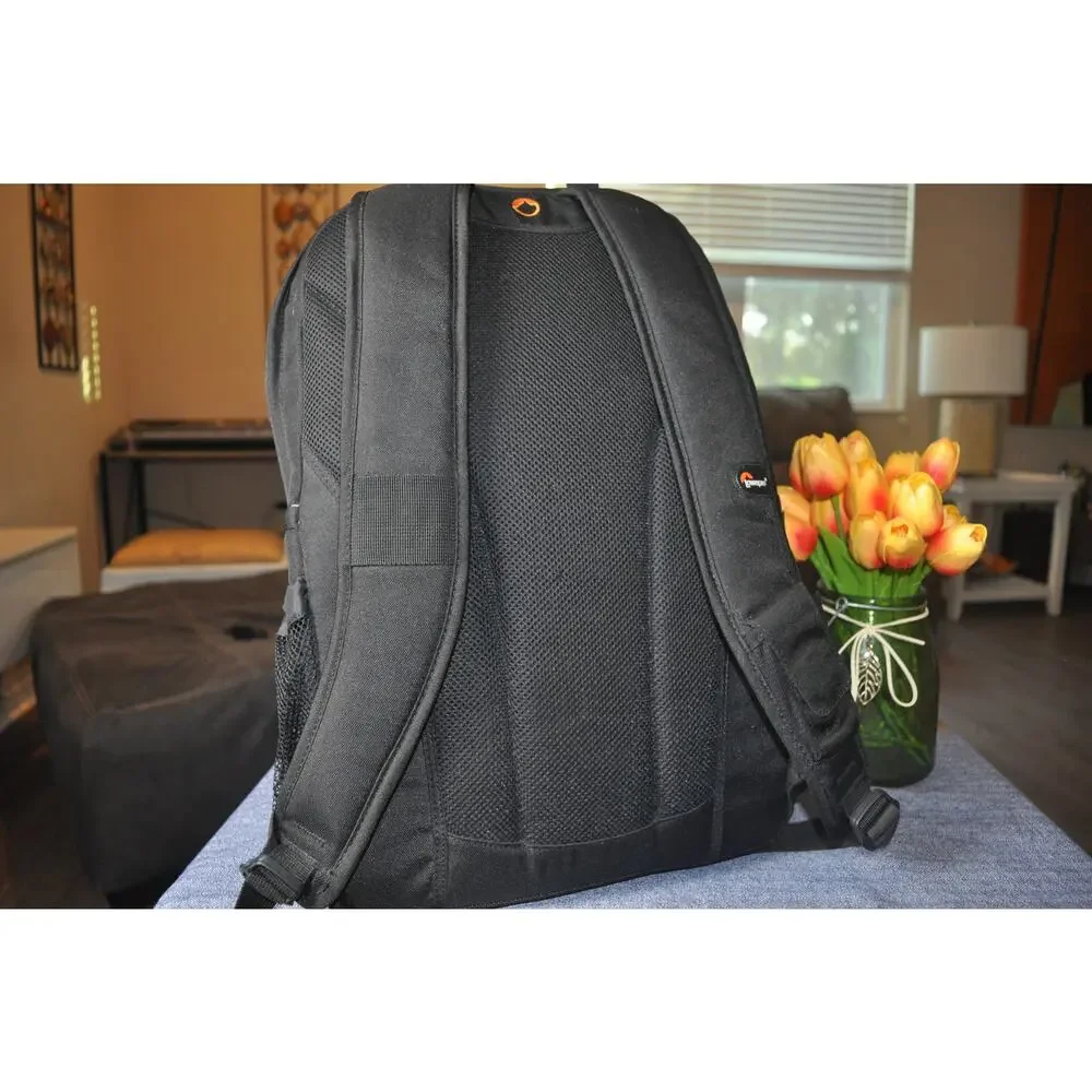 Lowepro Fastpack 200 DSLR Camera Backpack Padded Water Resistant Black